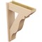 Ekena Millwork 7 1/2-in W x 24-in D x 36-in H Funston Slat Rough Cedar Woodgrain TimberThane Outlooker, Primed Tan OUTUR075X24X36FST24RCPR - alternate 2